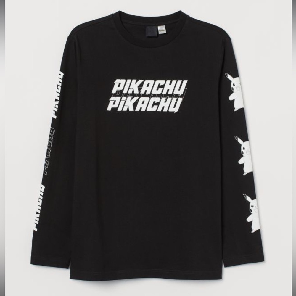Pokémon H&M Pikachu Long sleeve shirt